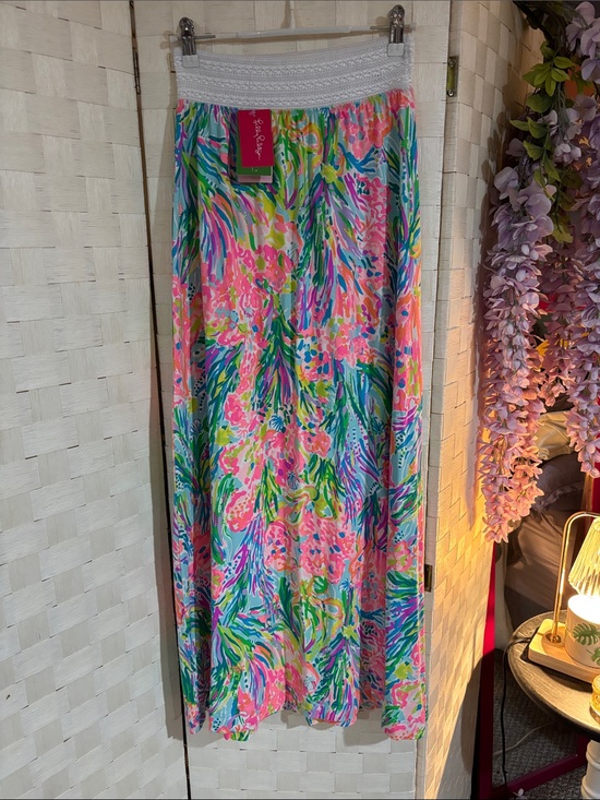 Lilly Pulitzer Dresses & Skirts - Lilly Pulitzer Nola Beach Maxi Skirt in “Fan Sea Pants”